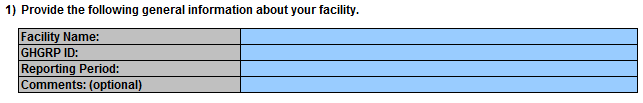 Subpart R: Facility Information